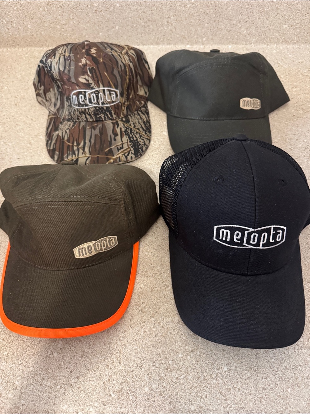 NWOT! Meopta Cap Collection - Set of 4